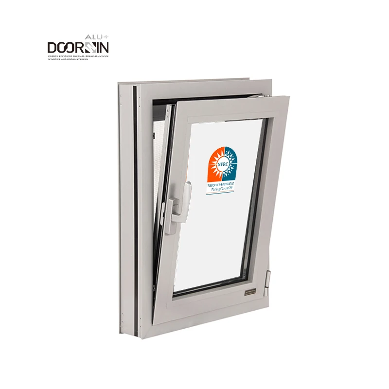 New Trend Popular Casement Window Thermal Break Wind Pressure Resistance Double Glazed Tilt And Turn Window