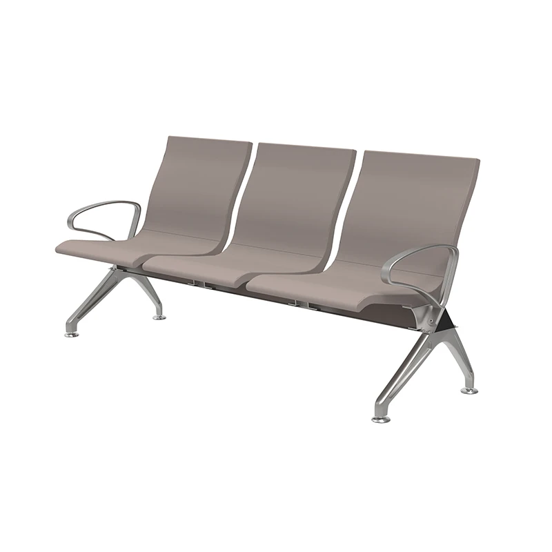 FLYA Public Metal With Soft Pu Pad Bank/hospital/railway Station/airport Barber Shop Waiting Room