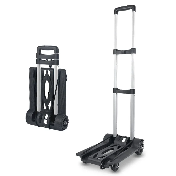 
Folding and portable shopping trolley configurable shopping bag convenient for home use 