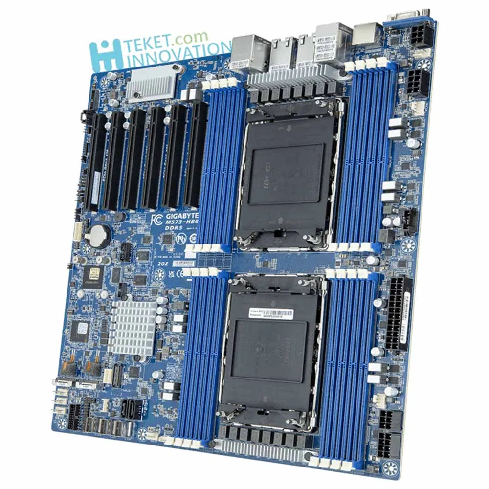 Для гигабайта MS73-HB2 MS73-HB1 MS73-HB0 Серверная материнская плата Intel C741 2x1 Гб/с 2x1 Гб/с BASE-T LAN 3xSlimSAS с 12x SATA 6 Гб/с