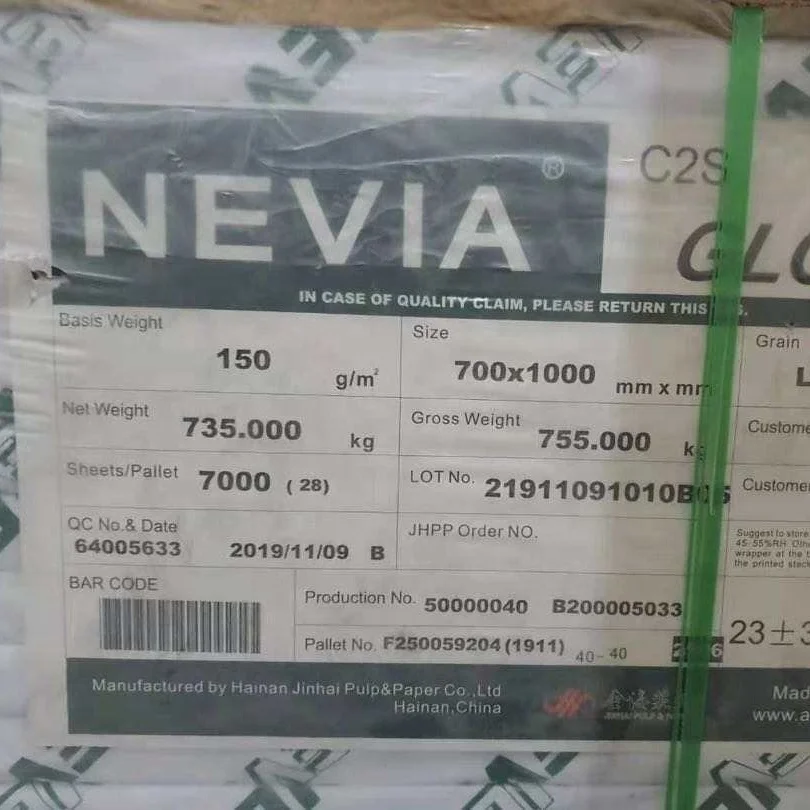 Gold East Paper Jiangsu Mill Selling C2S Art Paper Nevia,Hi Kote