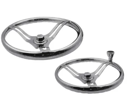 316 Marine Stainless Steel 3 Spoke 13.5 Inches Size Boat Steering Wheel