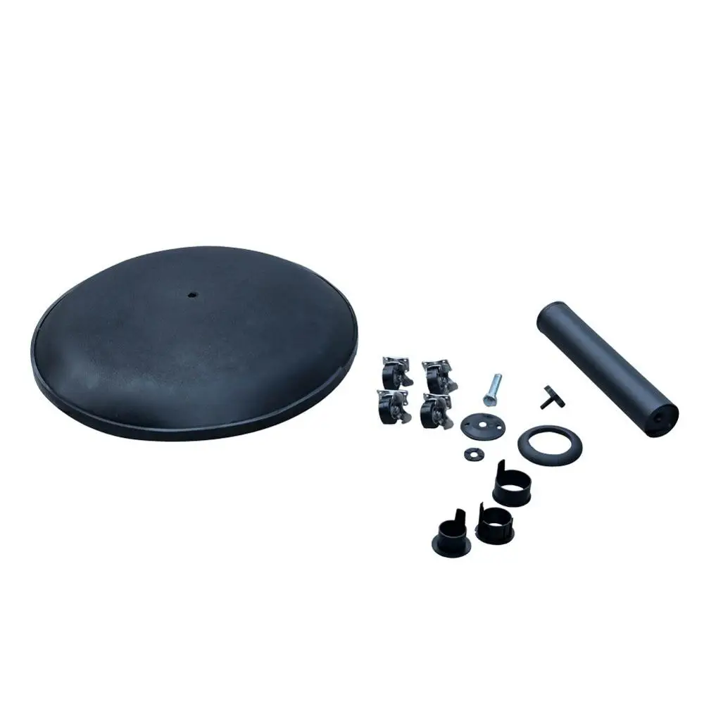 Danlong Hot Selling 55lbs Heavy Duty Stand Concrete Outdoor Patio Umbrella Base with 4 Wheels for Garden Courtyard