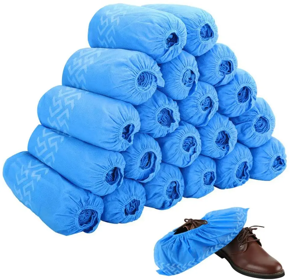 nonwoven economic shoe covers anti-skid disposable over shoes
