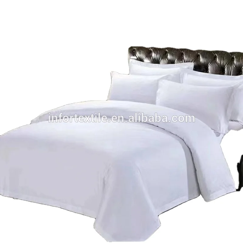 50%polyester 50% cotton 40*40 110*90 200T plain percale bed sheet fabric