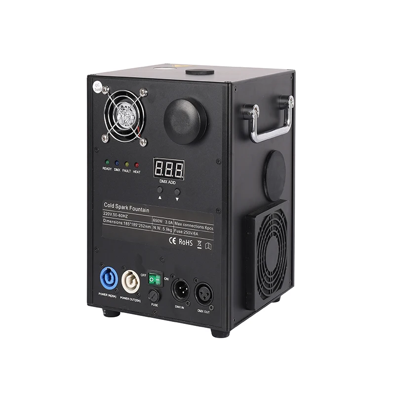 SFX 3-6 м 900 Вт сверкающий станок струйный сценический холодный Пиро-фейерверк фонтан