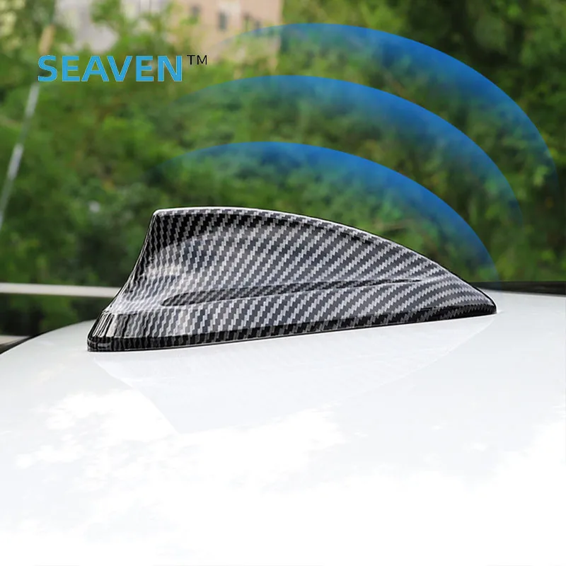 Blackened Shark Fin Antenna Decorative Cover Cover Car Patch Exterior Accessories Supplies Modification