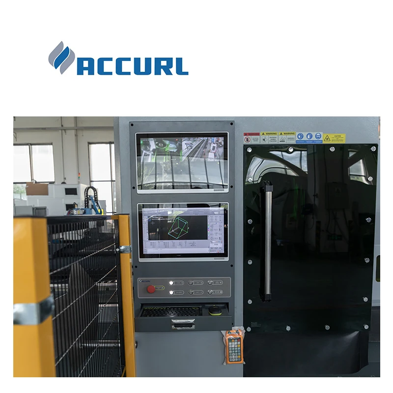 ACCURL tube laser cutting machine fiber stainless steel round tube square pipes stable high efficiency good price top quality