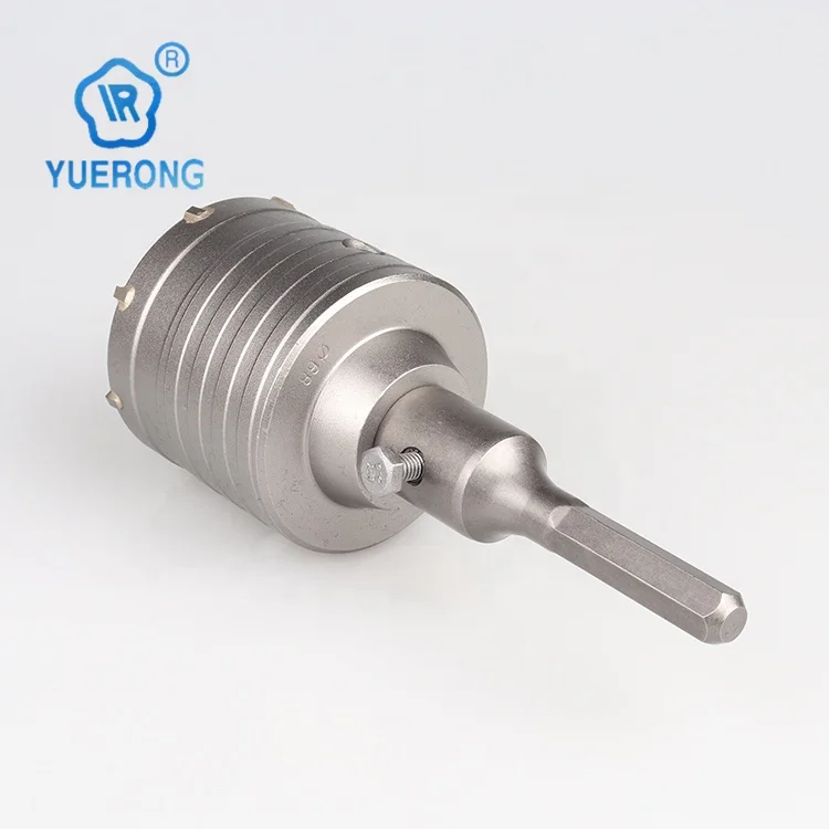 40Cr YG8C Carbide Tip SDS Plus Shank hollow saw 7 inch hole saw