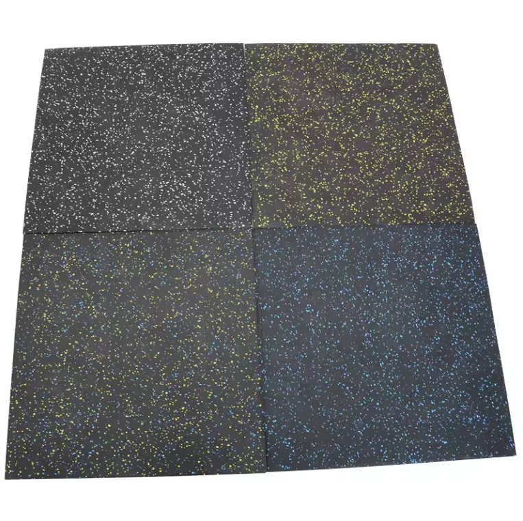 Factory Direct Supply High Quality Efficiency Soundproof Rubber Tile Gym Rubber Floor Mat