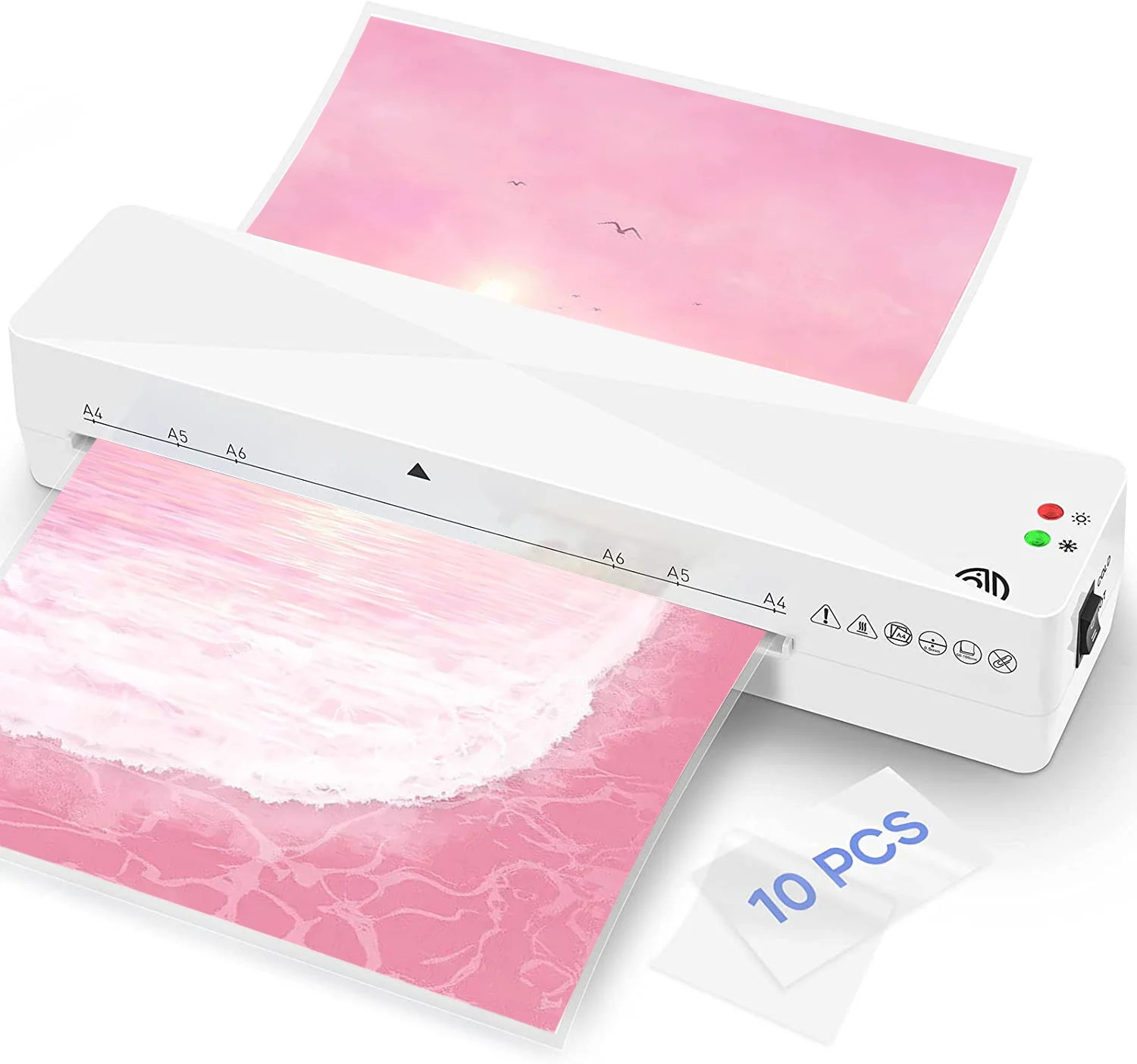 Office Equipment FNL001 Double Roll System Hot Cold Automatic Laminating A4 Paper Laminator Machine
