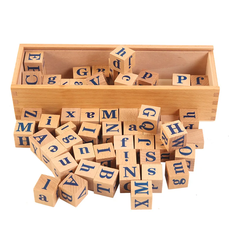 Kids act study materials toys 2022 educational toys learning teaching aids for children English letters structure practice kids