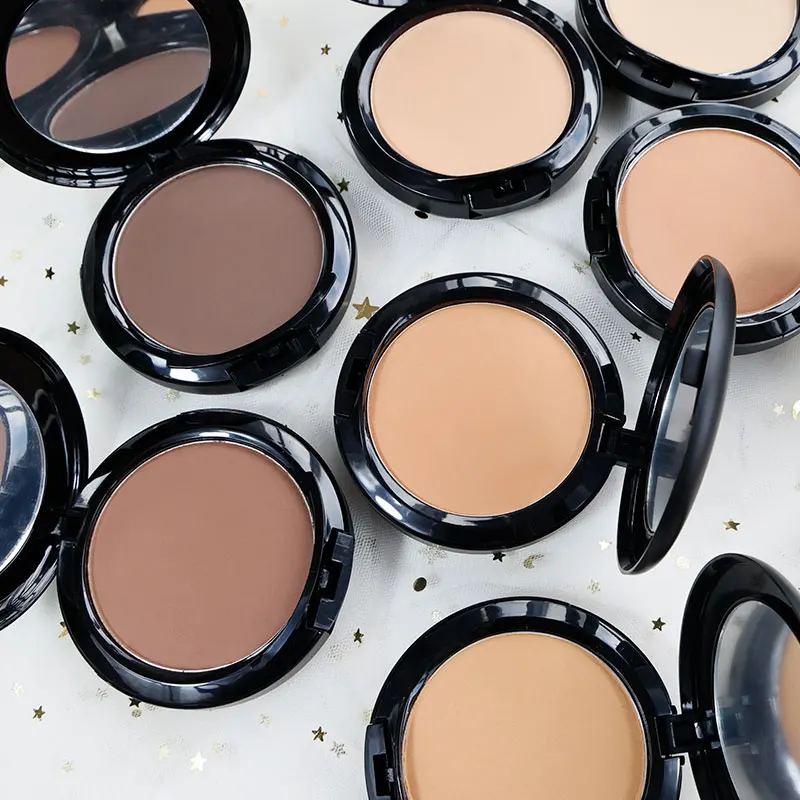 Improved Formula Custom Logo Foundation Face Pressed Powder Cover All Single Face Powder Full Coverage Foundation