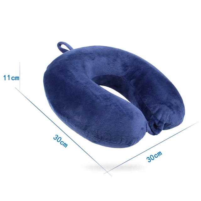 Cheap wholesale airplane memory foam travel pillow neck support pillow