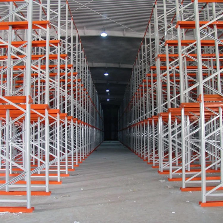 industrial heavy duty RAL system warehouse steel heavy duty drive in pallet rack