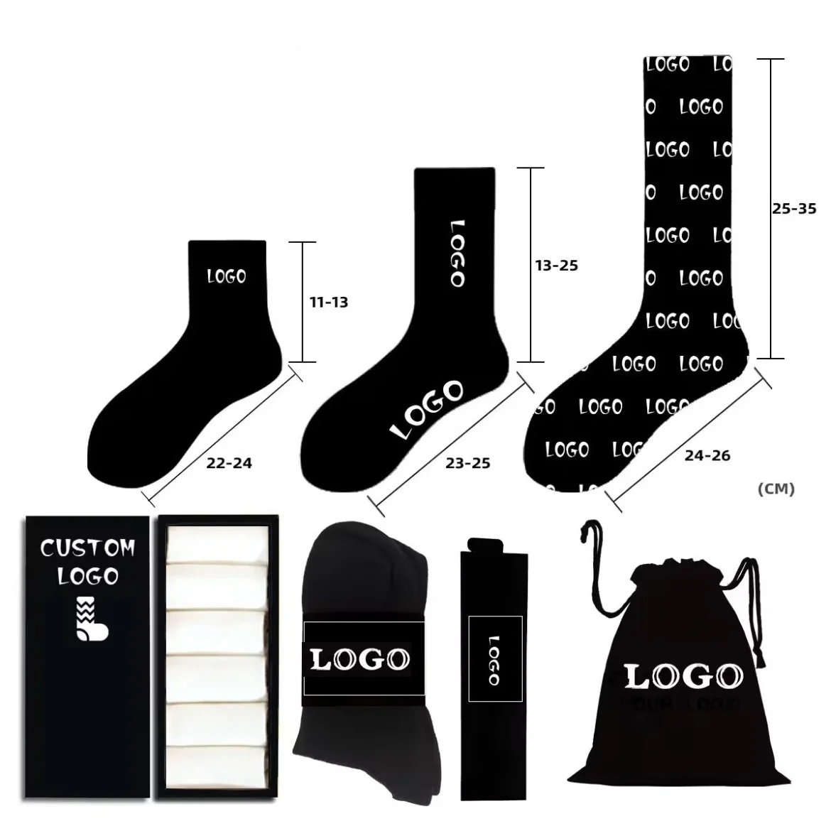 OEM Custom Kids Designer Bamboo Women Men Socks Cotton Unisex,Compression Football Sports Crew Logo Custom Socks With Packaging