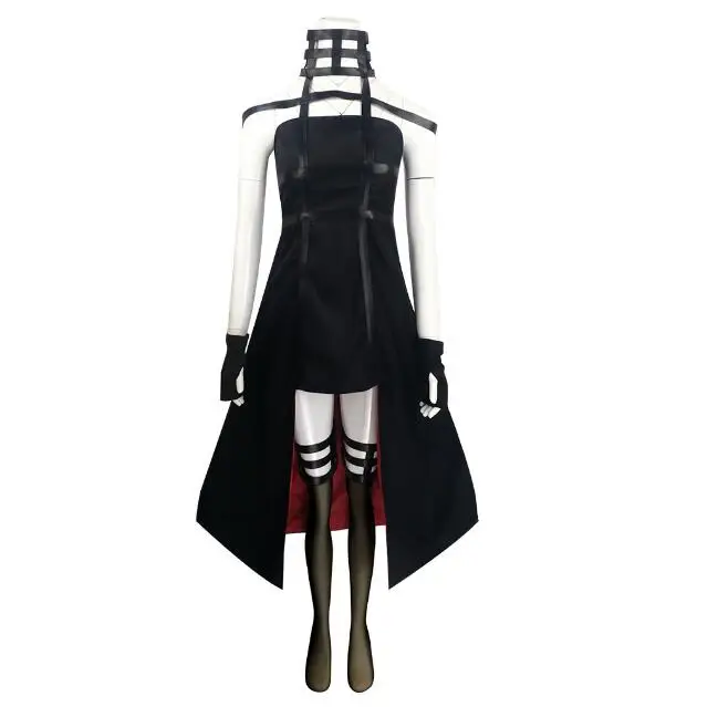 ecowalson  Anime Spy X Family Yor Forger Cosplay Costume Wig Dress Suit Black Red Skirt Set Yor Briar Earring Long Hair Women