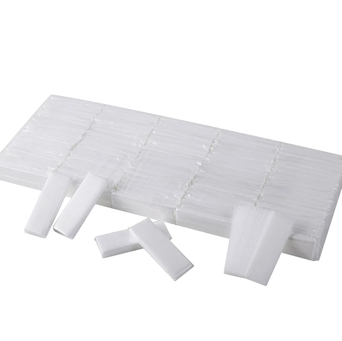 customized private label eyebrow shapers non-woven wax strips hair removal for eye borws