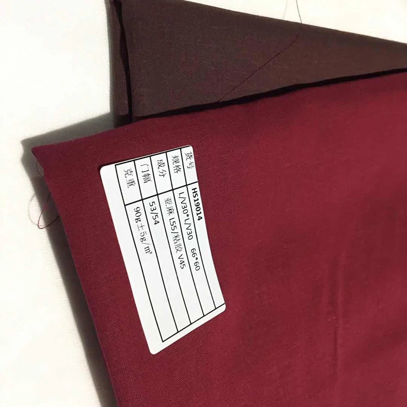 30*30/68*66 Viscose 45% linen 55%  viscose linen blended cloth garment textile fabric Special for clothing and home textile