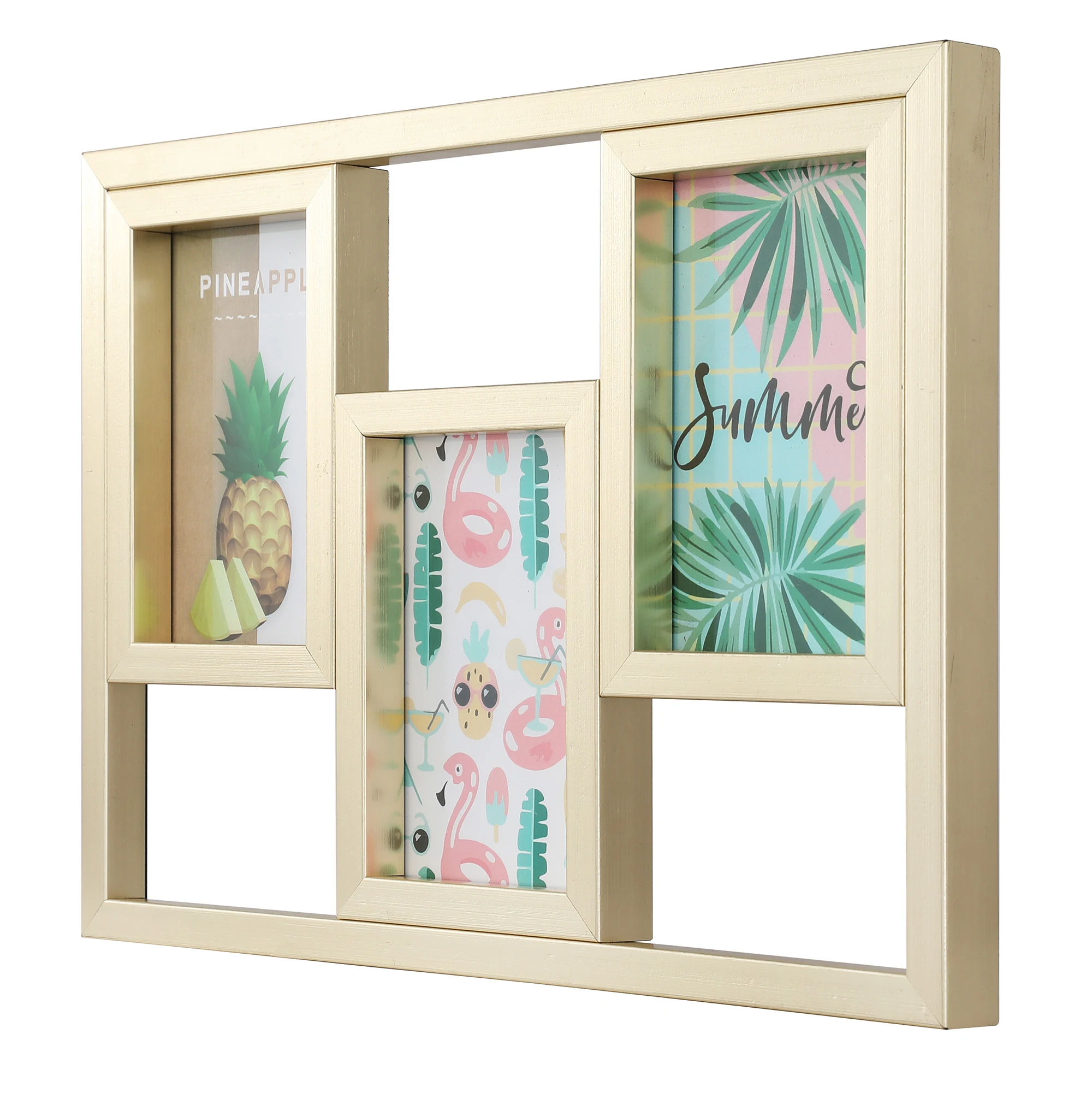 New product hot sale 3 opening collage combination photo frame family wall decoration art