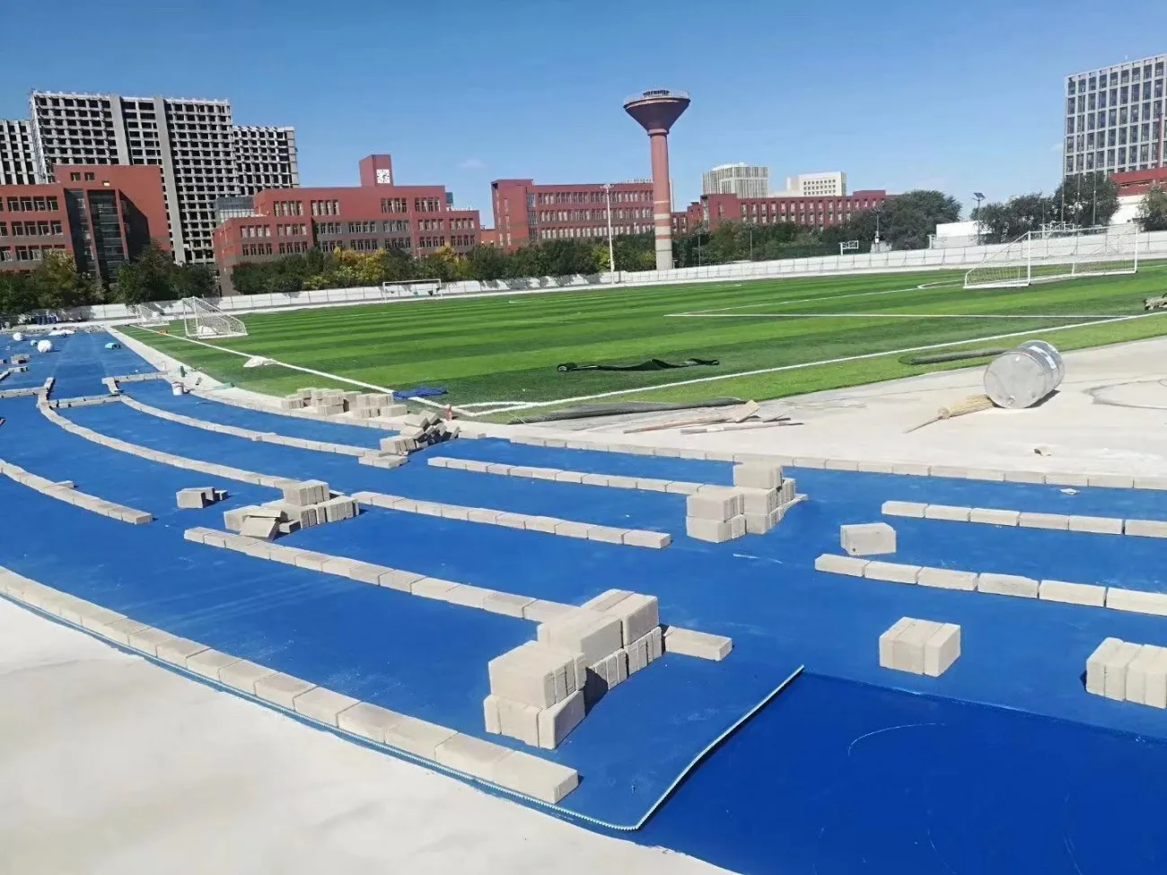 Factory Directly Produce And Sell Rubber Running Track Tartan Track For Stadium Outdoor Playground NFL-l-24041506