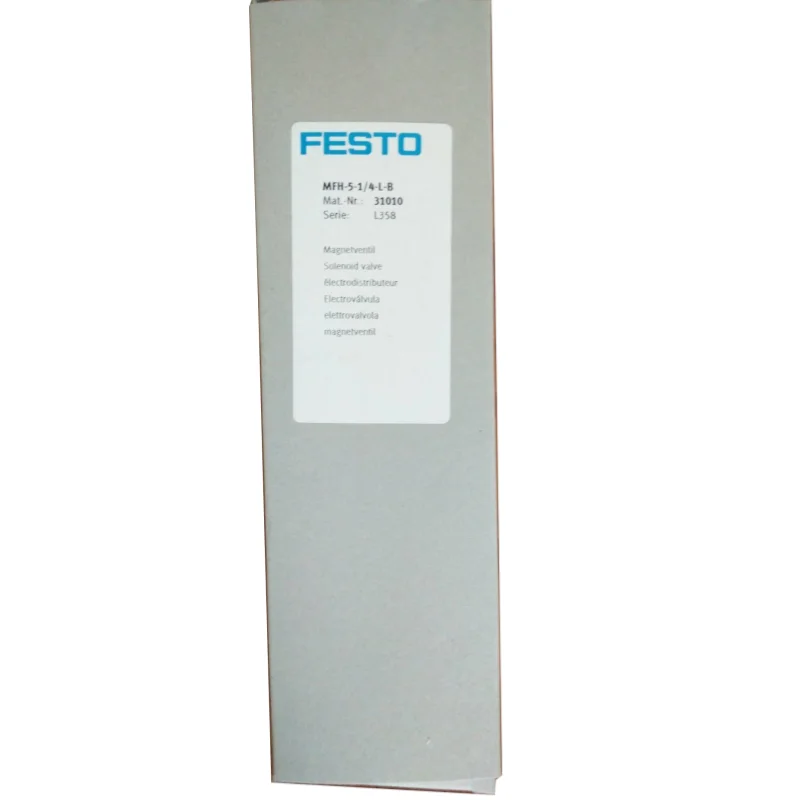 Festo Original New Valve Electronic Machine Kit Solenoid Valve MFH-5-1/4-L-B  31010