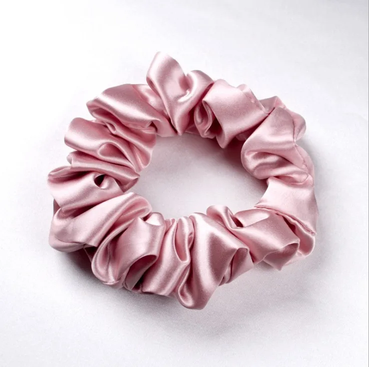 
 Шелковый круг для волос, шелковая веревка для волос, эластичный атласный Уход за волосами, без повреждений, без следов, женский головной Убор  