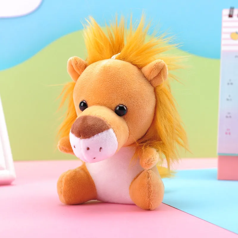 Jungle Live Animal Plush Stuffed Keychain Toy Pendant keyring