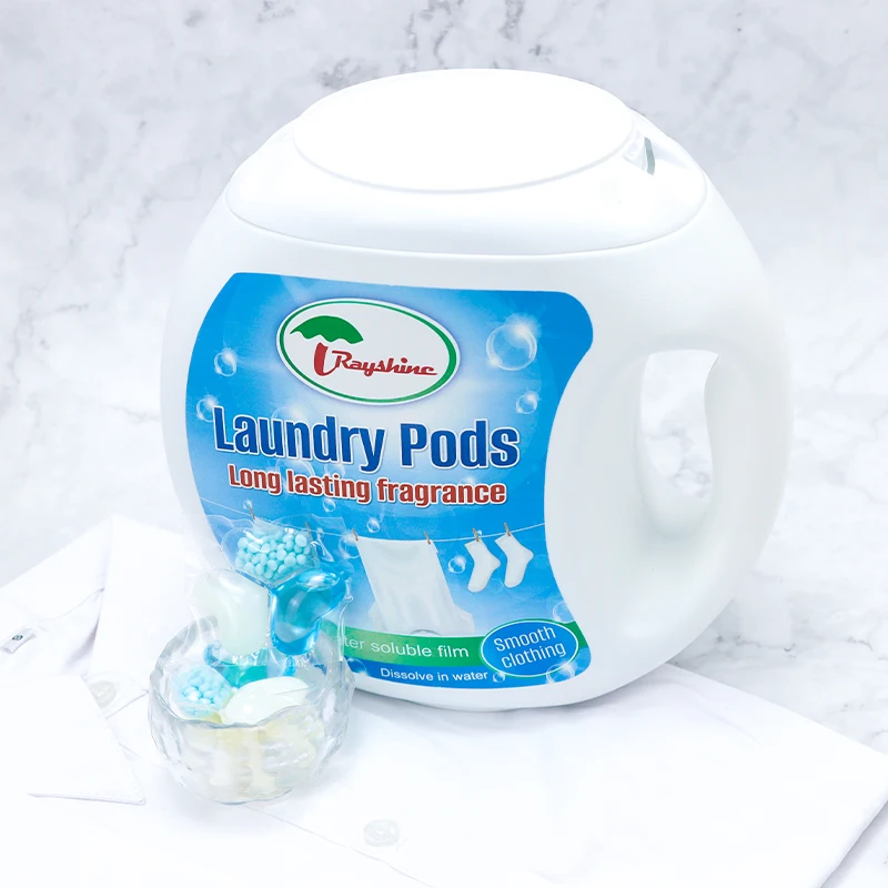 3 in 1 Wholesale Custom Laundry Pods  Cleaning laundry Detergent Beads Laundry Pods Ocean Fragrance booster Beads 100pcs/box