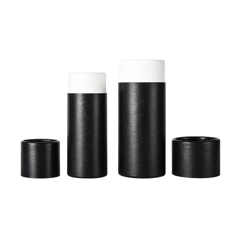 10ml 15ml 20ml 30ml 50ml 60ml 100ml Recycled Cosmetic Kraft Paper Cardboard Tube For glass bottles Cardboard Tube
