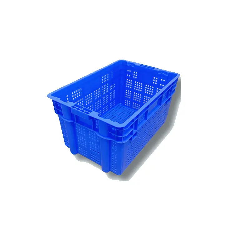 Logo customized crate plastic fruits vegetable turnover basket