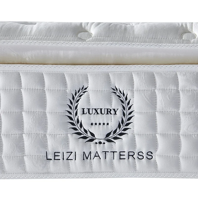 Pillow Top Luxury Hotel king memory foam pocket spring bed mattress King size orthopedic mattress