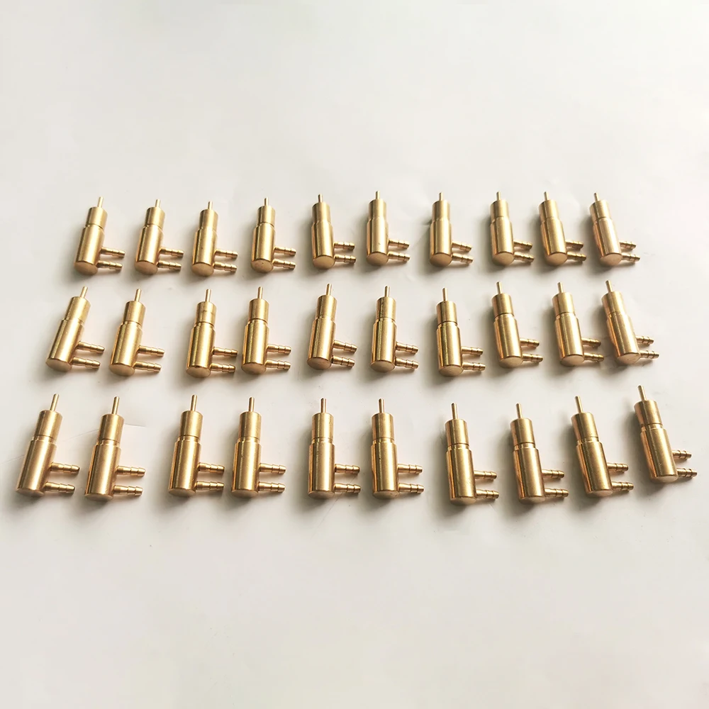 AliGan Dental Equipment Unit chair Spare Part copper Normal Open Holder Valve for control handpiece On/Off Air Switch