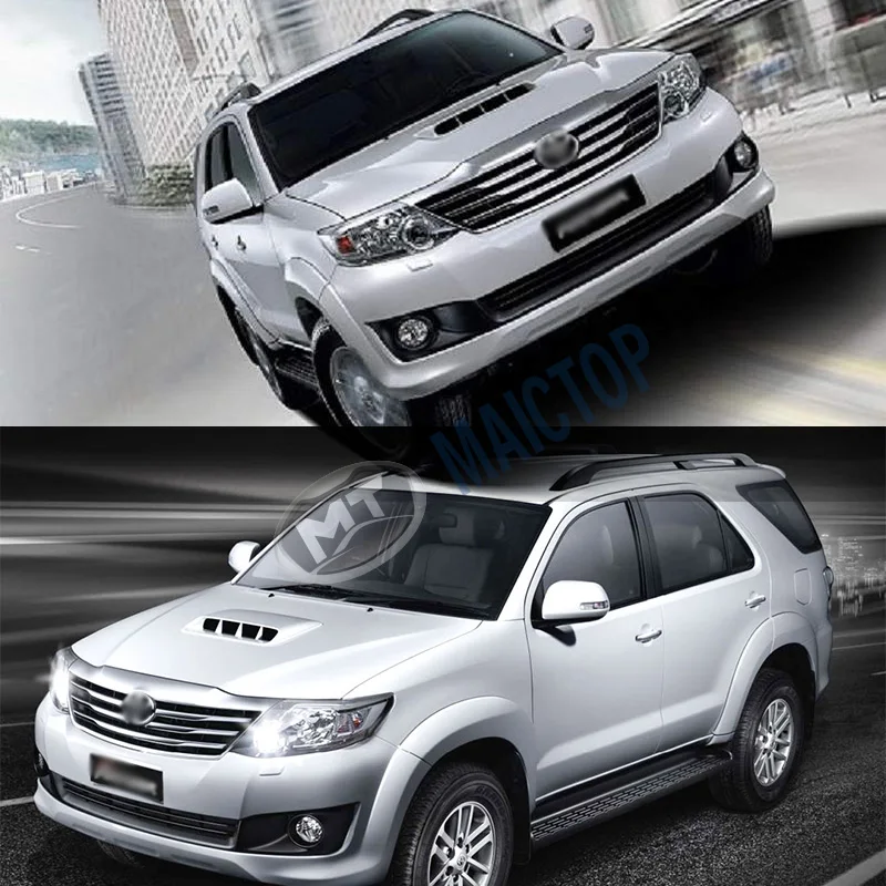 MAICTOP car accessories aluminum running board side step for fortuner 2011-2015 2016-2021 Nerf bar Side pedals