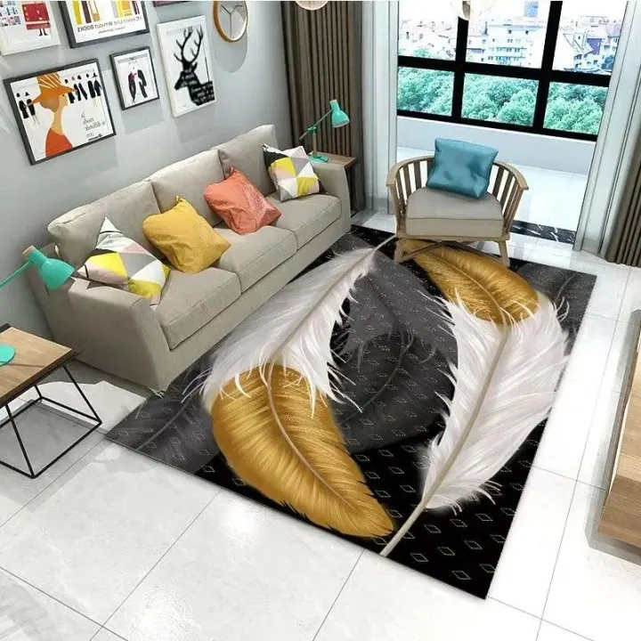 3d Printed Area Rugs for Living Room Modern Carpet Home Decorate Non Slip Mat