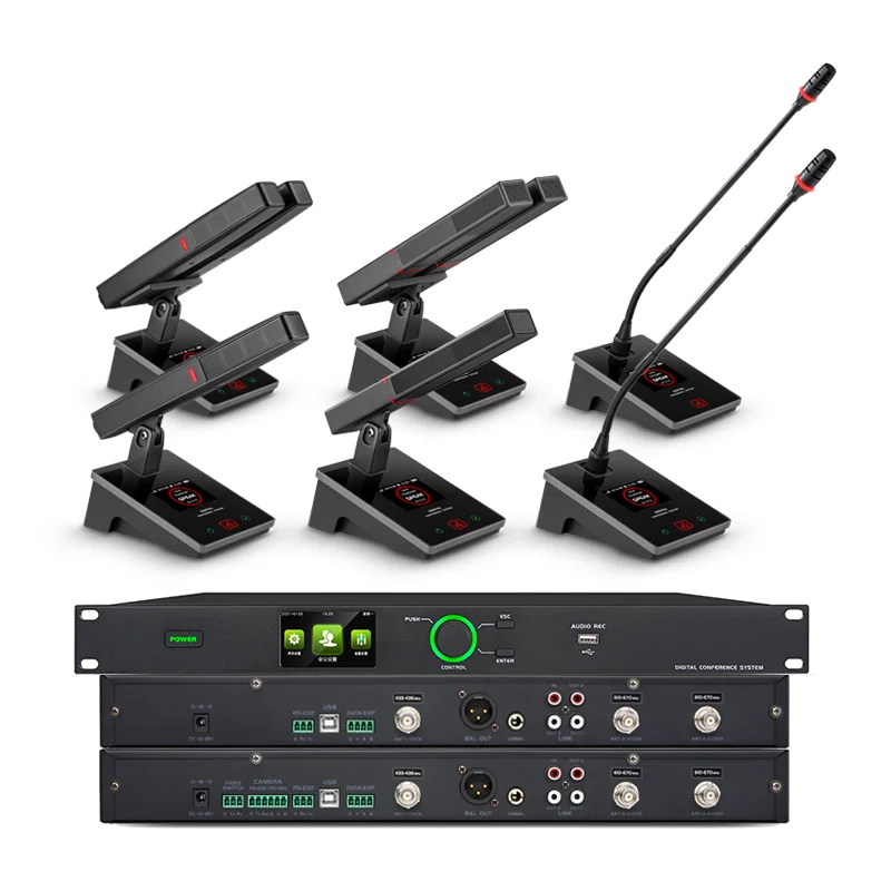 VCS-W3620CD Advanced Office Equipment Communicate System Meeting Wireless And Wired Mixed  Conference Tools