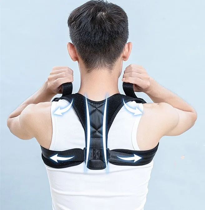 Ollas Hot Sell Posture Corrector Adjustable Protector Belt Support for Adult Children Correct Spine Back Shoulder Dropshipping