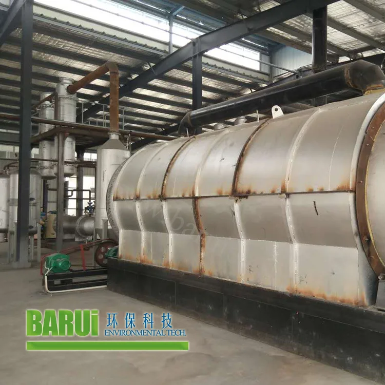 municipal refuse motor oil waste tire/plastic recycling reactor plant for pyrolysis oil sludge, aluminum plastic
