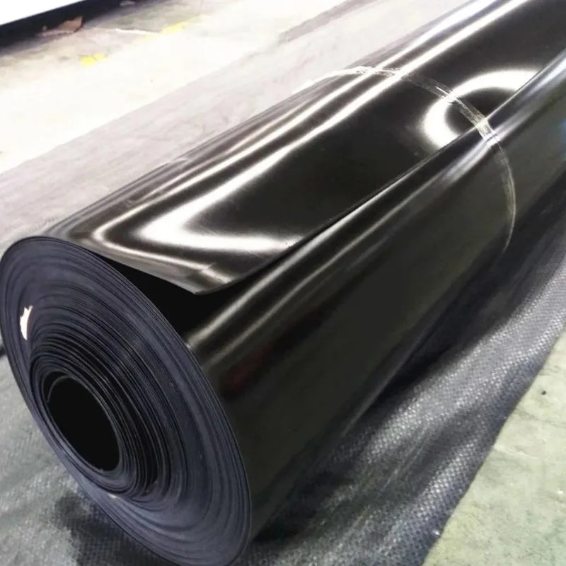 New material anti-seepage geotextile membrane anti-seepage and fish pond aquaculture black film 0.5mm polyethylene film
