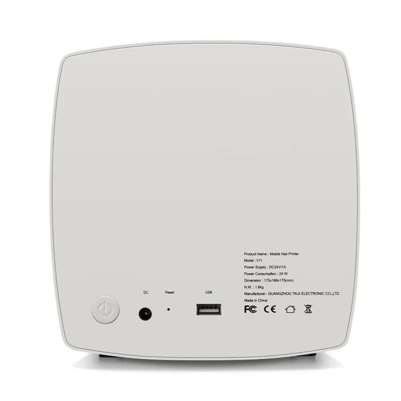 Профессиональный мобильный принтер для ногтей O2nails V11 с Wi-Fi управлением Интеллектуальный аппарат «сделай сам» функцией дизайна салона красоты