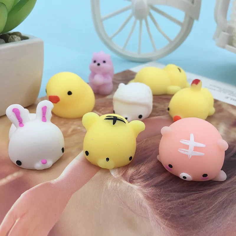 Kawaii Squishies Mochi Anima Squishy игрушки для детей Антистресс мяч сжимание вечеринки сувениры снятия стресса на день рождения
