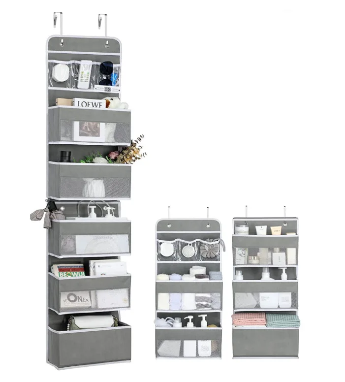 Door Hanging Organizer Nursery Closet Cabinet Baby Storage with Large Pockets for Cosmetics