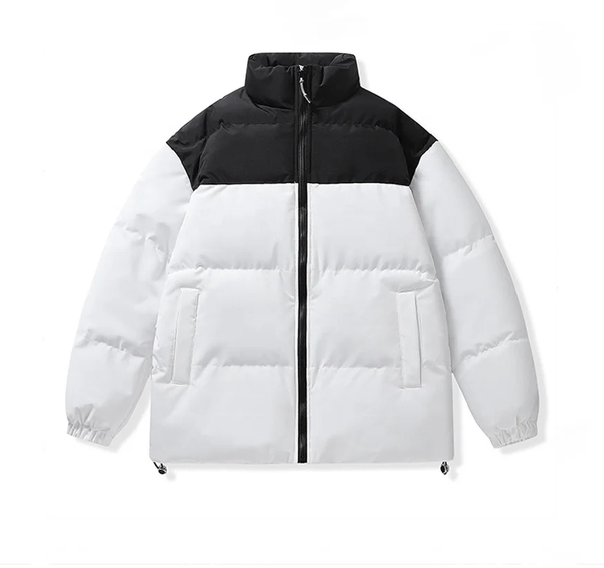 High Quality Custom Winter Puffer Jacket For Men Stand Collar Casual Outwear Coats Padded Men Jacket