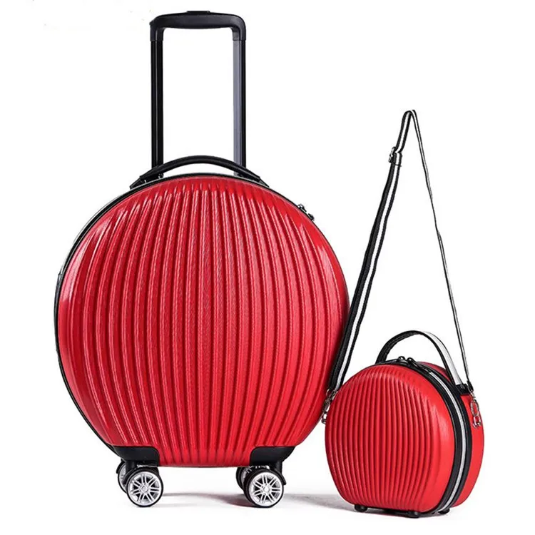 8-Red Shell Suitcase-2