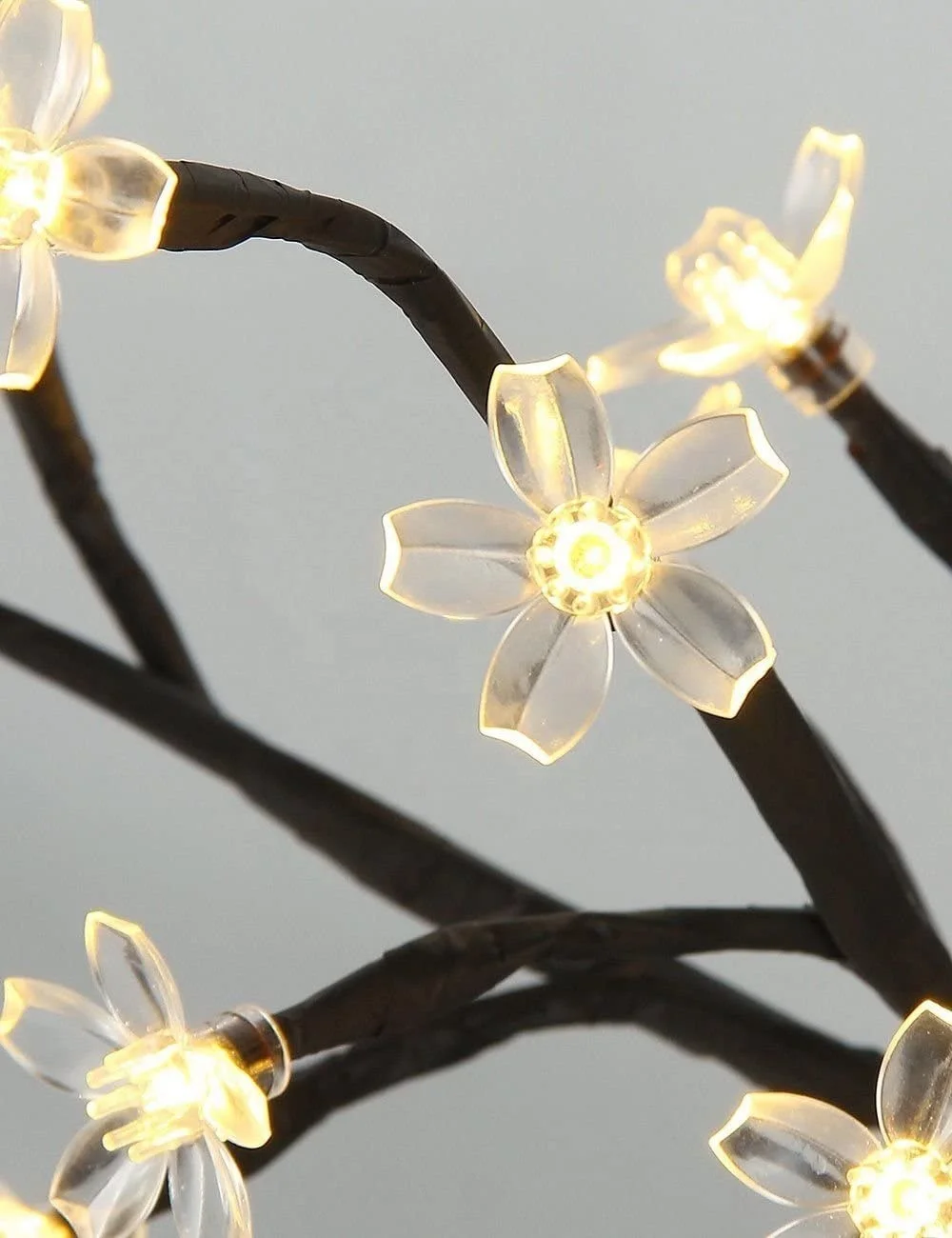 LED Cherry Blossom Bonsai Style Tree Lamp 45cm with 72 LED Warm White led tree branch light Fairy Lights