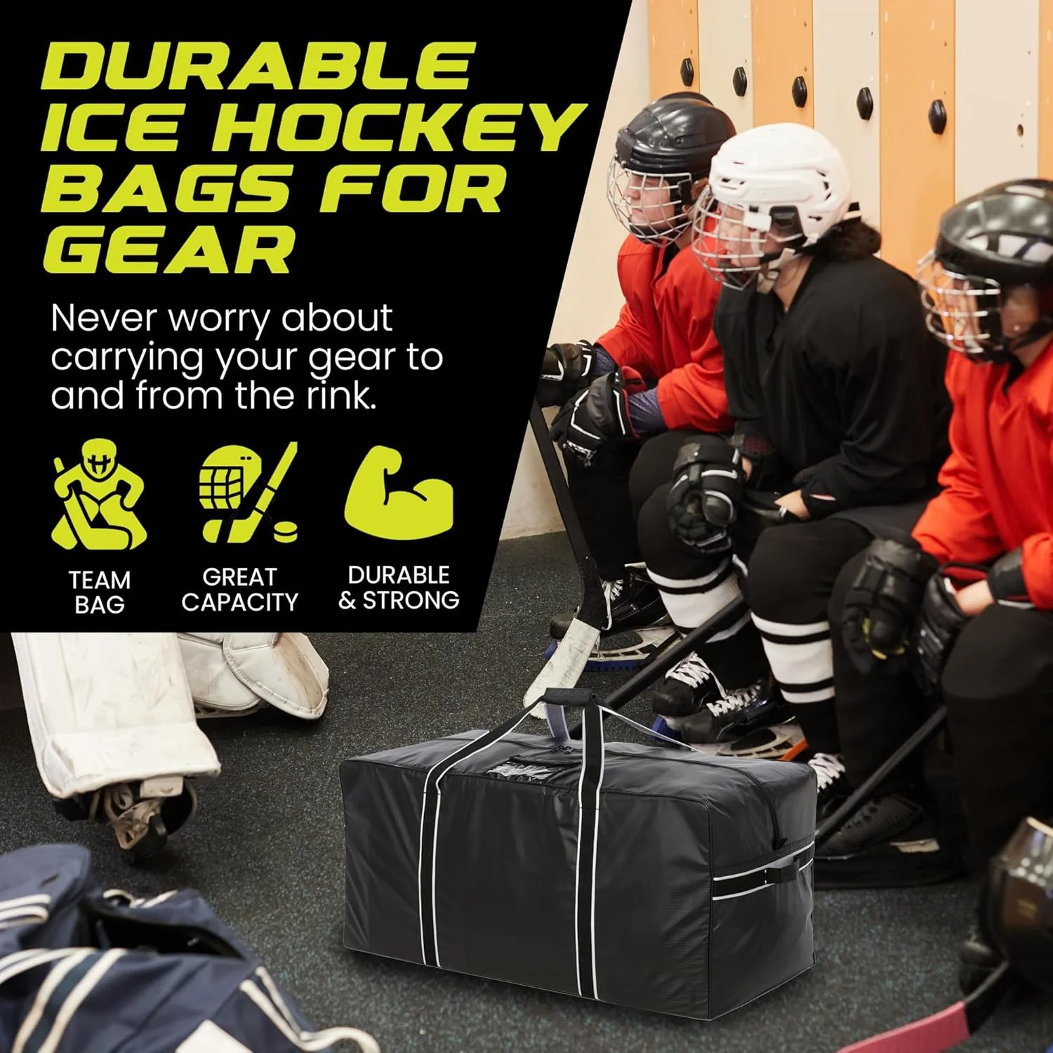 Custom Sport Bag Hockey Accessory Bag Ice Hockey Goalie Bag