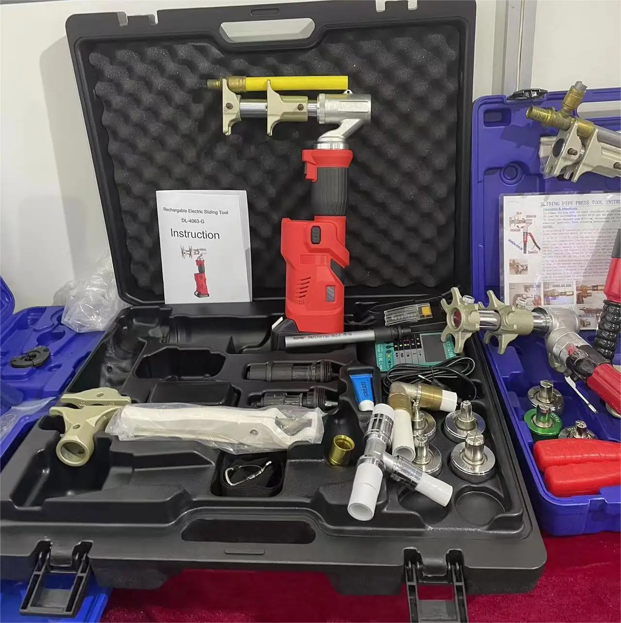 manual sliding handle hydraulic expand pipe tools for 12-65mm pex pipe fittings
