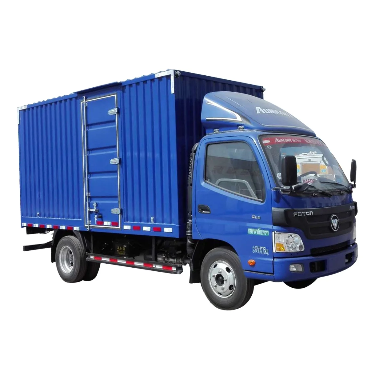 Закрытые Ван коробке грузовик Полноприводной трактор FOTON Aumark 5T 4 2 м грузовой фургон дизельный двигатель 141hp для доставки