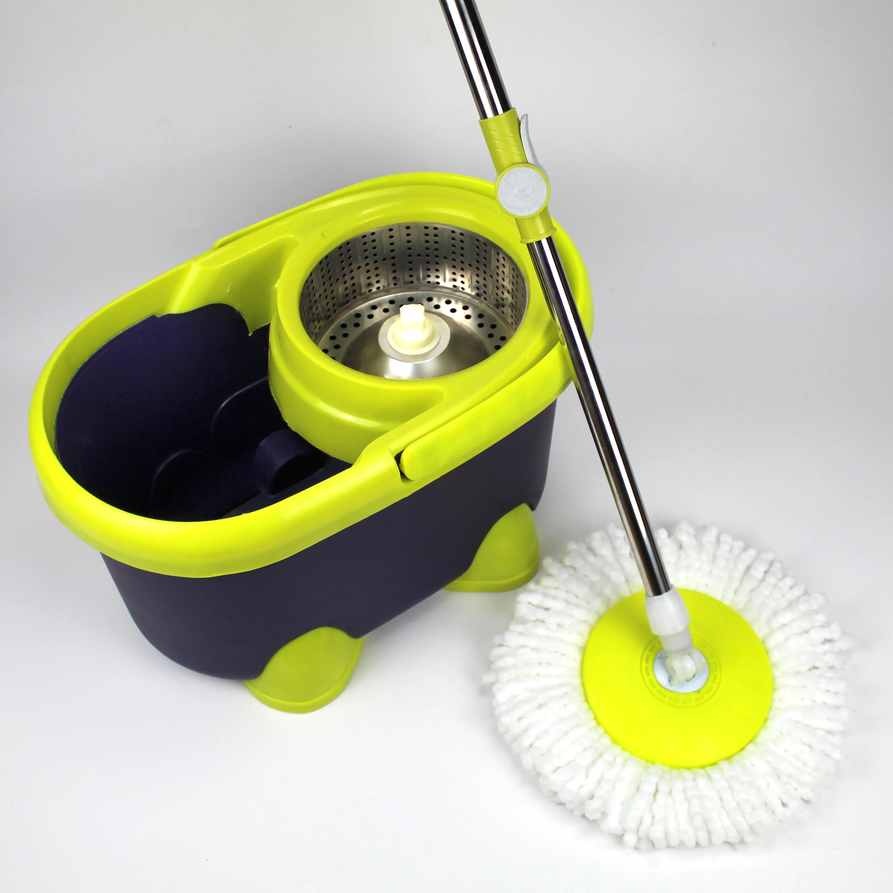 High Quality Floor Cleaning Mop and Bucket System Microfiber 360 Magic Spin Mop Supplier