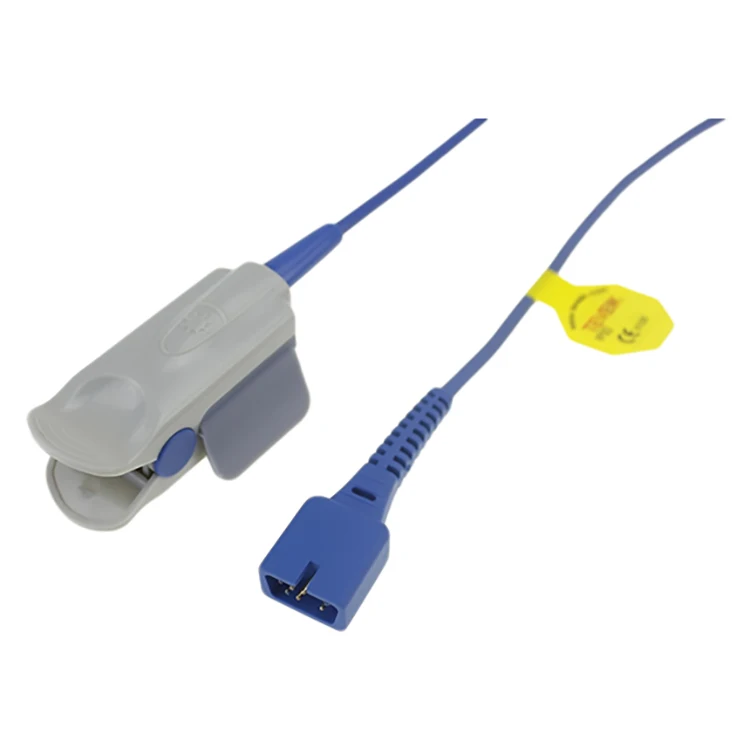 adult finger clip compatible digital medical pulse oximetry spo2 sensor cable for Biolight DB7pin
